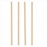Paille droite en papier diam.0,6cm H21cm col. brun - 250PC