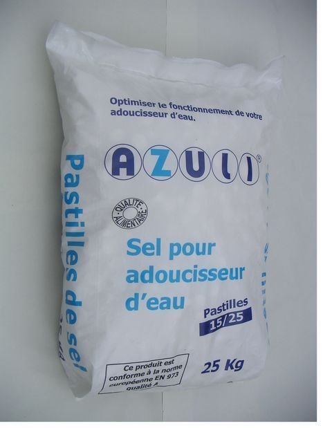 Sel adoucisseur d'eau en pastilles DOLCE - Sac de 25KG