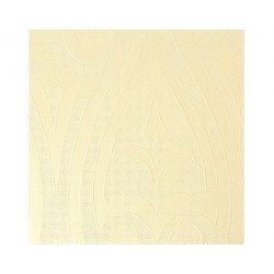 Serviette jetable effet textile ELEGANCE LILY 48x48 cm Col. Champagne - Colis de 240PC