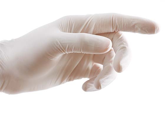 Gant jetable en vinyle non poudré Taille S (6/7) - Boîte de 100 gants