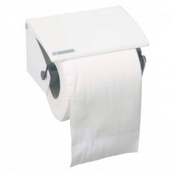Distributeur de papier toilette en rouleaux - Col. Blanc