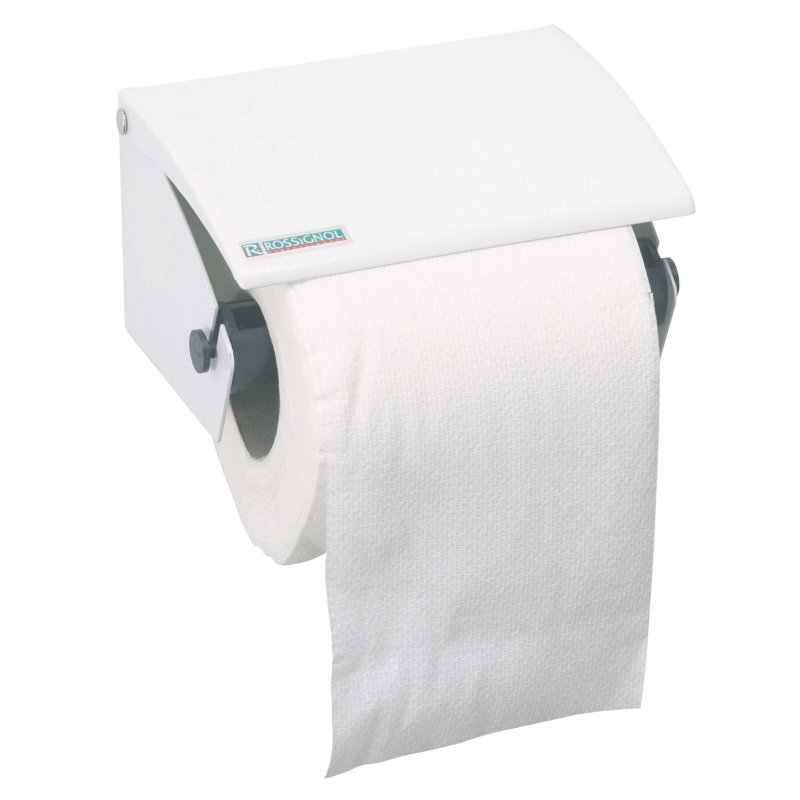 Distributeur de papier toilette en rouleaux - Col. Blanc 