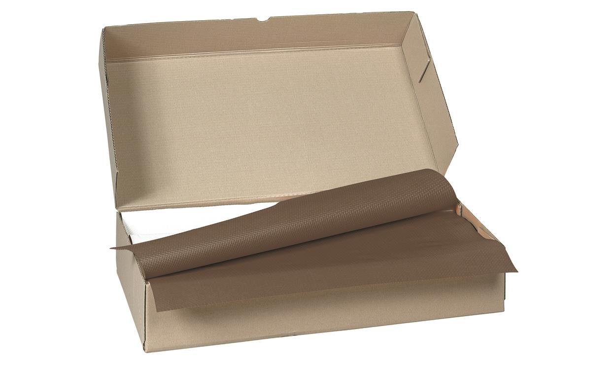 Nappe en papier 80 x80 cm Col. Chocolat - Paquet de 250PC