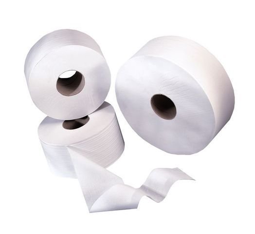 Papier toilette 2 plis MINI JUMBO ECOLABEL 180 mètres (750 feuilles) Col. Blanc