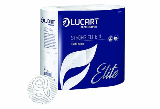 Papier toilette STRONG ELITE 4 plis 140 feuilles Blanc - Colis de 56 rouleaux