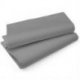 Nappe papier aspect tissu EVOLIN 127x127 Col. Granit - Paquet de 50PC