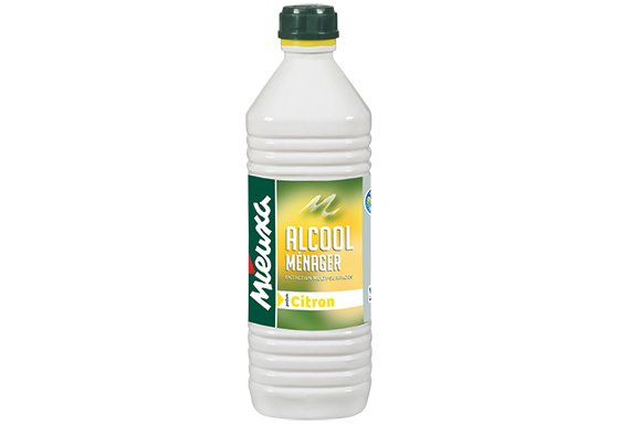 Alcool ménager - Senteur citron - Bouteille de 1L