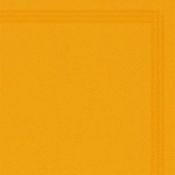 Serviette jetable microgaufrée 2 plis Ecolabel 38x38cm Col. Mandarine liseré - Colis de 1200PC