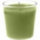 Bougie d'ambiance SWITCH 'N SHINE 30h 65x65mm col. vert feuille - Paquet de 6