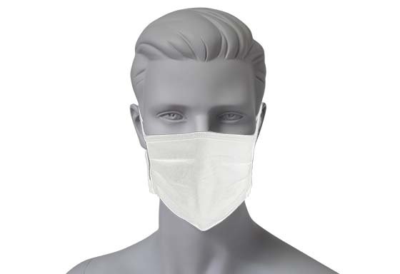 Masque de protection en tissu lavable UNS1 50 lavages réglable col. Noir - 1PC
