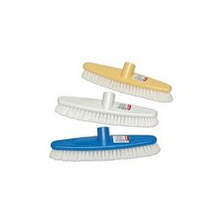 Balai frottoir toutes surfaces en nylon douille à vis L 28,5 cm Col. Blanc - 1PC