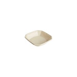 Boîte en bagasse 100cl octogonale ECOECHO 19,4x19,4x5,3cm col. Naturel - 400PC