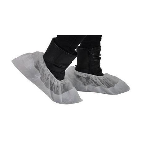 Sur-chaussure antidérapante col. Blanc - Carton de 300