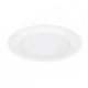 Assiette plate BIONIC FEEL GREEN diam.18cm 100% cellulose naturelle col. Blanc - Paquet de 1000