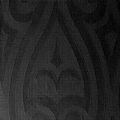 Serviette jetable effet textile ELEGANCE LILY 48x48 cm Col. Noir - Colis de 240PC