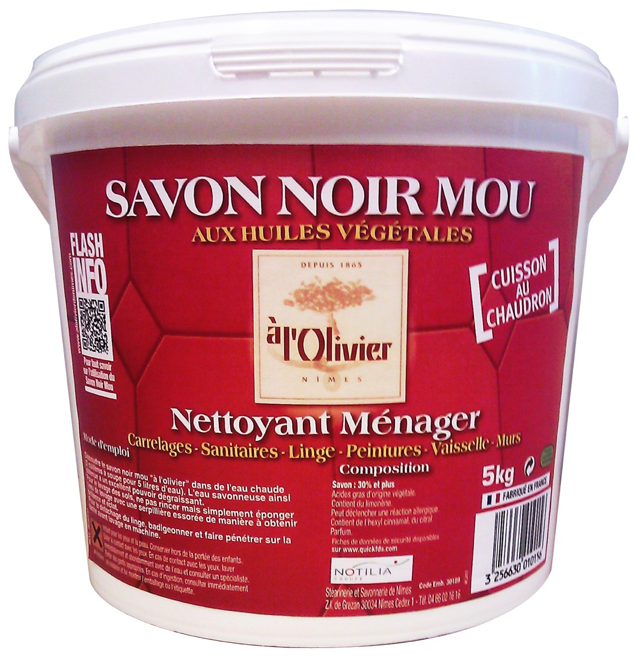 Savon noir mou nettoyant ménager A L