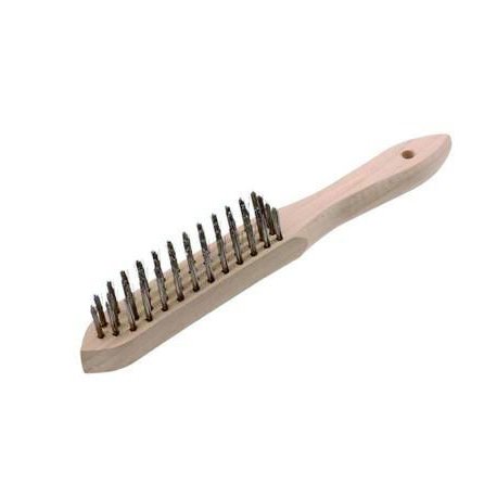 Brosse en métal 27cm avec manche - 1PC