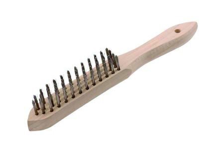 Brosse en métal 27cm avec manche - 1PC