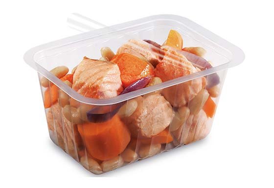 Barquette scellable 500gr col. Transparent - 1600PC