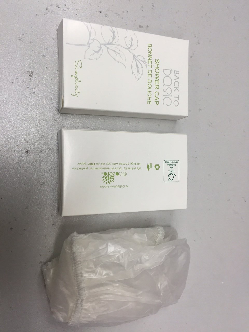 Bonnet de douche BACK TO BASIC - Carton de 1000PC