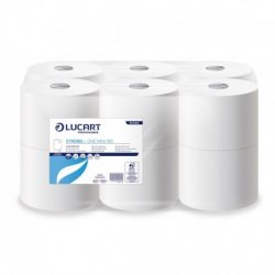 Papier toilette STRONG MINI L-ONE 180 mètresi col. Blanc - Colis de 12 rouleaux