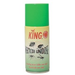 Insecticide unidose one shot KING - Aérosol 150ML x6