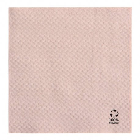 Serviette jetable econatural 1 pli 33x33 cm col. Naturel - Colis de 3000PC