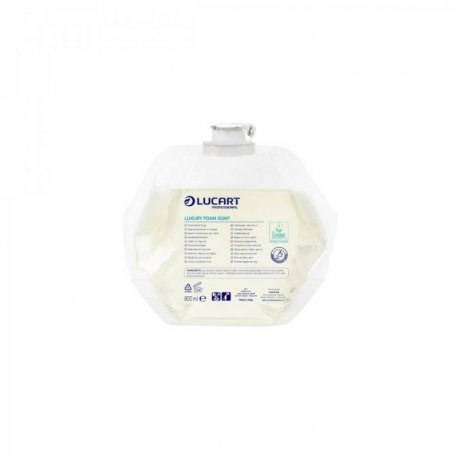 Savon mousse Ecolabel parfum rose blanche IDENTITY - 6 recharges de 800ML