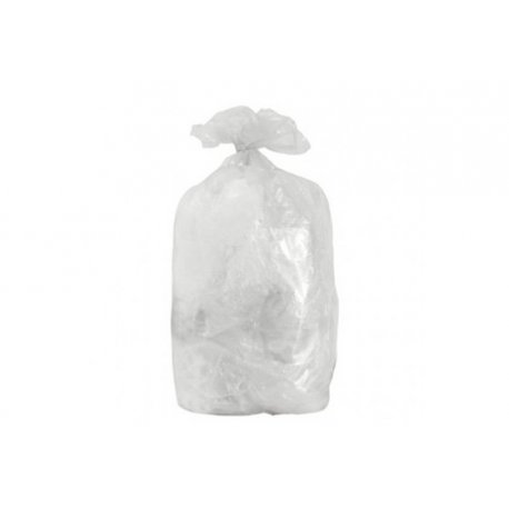 Sac Poubelle 50L Blanc - 14 Microns - Carton De 500