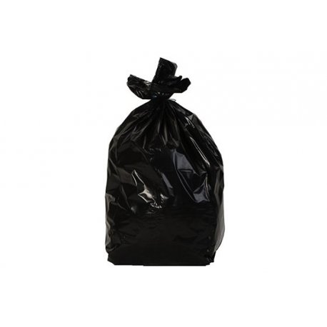 Sac poubelle noir 20L 11 microns PEHD - Carton de 1000 sacs 