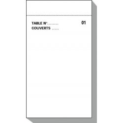 Bloc papier autocopiant Dupli 8x15cm - 10PC