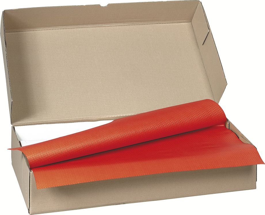 Nappe en papier 70x110 cm Col. Rouge - Paquet de 250PC