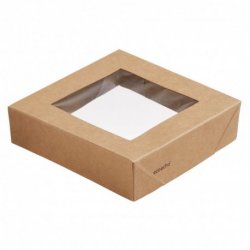 Couvercle avec fenêtre pour boîte Viking ECOECHO 51 et 82cl col. Brun - 300PC