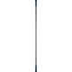 Manche aluminium à vis Ø25mm L1460mm col. bleu - 1PC