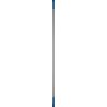 Manche aluminium à vis Ø25mm L1460mm col. bleu - 1PC