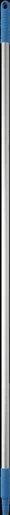 Manche aluminium à vis Ø25mm L1460mm col. bleu - 1PC