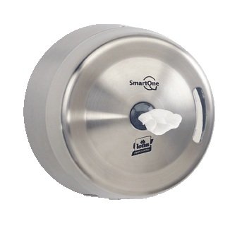 Distributeur de papier toilette SMARTONE dévidage central ou feuille à feuille Col. Inox - 1PC