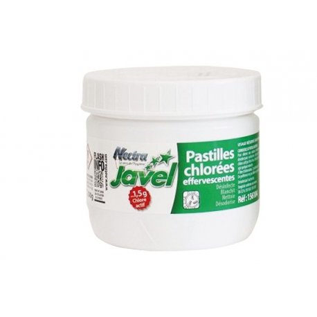 Pastilles chlorées détartrantes effervescentes 500GR - Boite de 150 pastilles