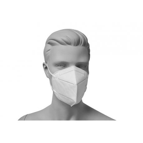 Masque de protection KN95 équivalent FFP2 col. Blanc - Carton de 1000