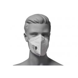 Masque de protection KN95 équivalent FFP2 col. Blanc - Carton de 1000