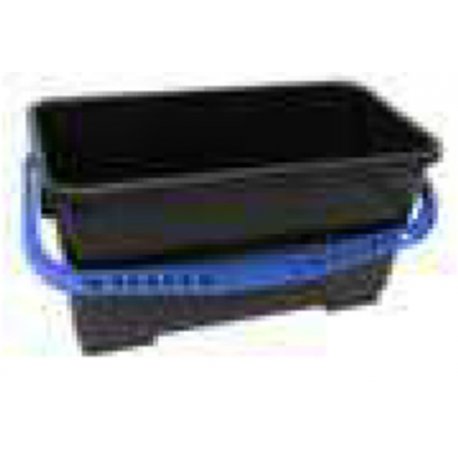 Seau 22L pour chariot col. noir/bleu - 1PC