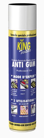 Bombe décapant chewing gum ANTI GUM - Aérosol de 400ML