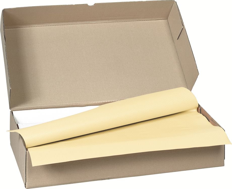 Nappe en papier 80x120 cm Col. Ivoire - Paquet de 250PC