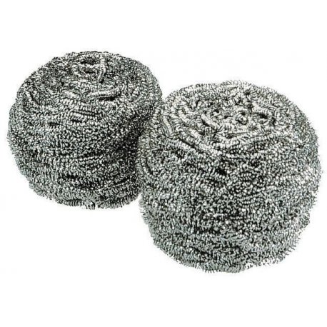 Eponge spirale boule inox - 40GRS - Sachet de 10PC