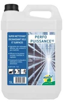 Super Nettoyant ultra-degraissant toutes surfaces PERFO PUISSANCE 10 - Bidon de 5L