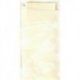 Pochette à couverts avec serviette Dunisoft blanche 33x40 cm SACCHETTO Col. Crème - Colis de 240PC