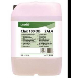 Renforçateur dégraissant linge CLAX 100 OB pour dosage automatique Diversey - Bidon de 20L