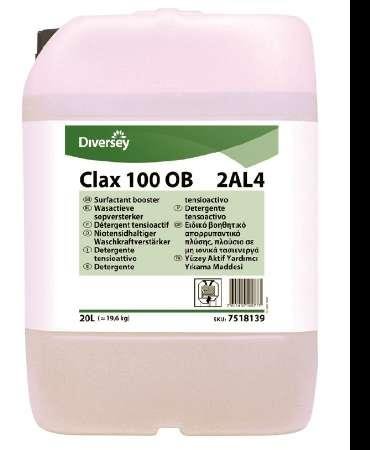 Renforçateur dégraissant linge CLAX 100 OB pour dosage automatique Diversey - Bidon de 20L
