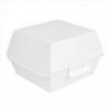 Boîte à burger en carton 13x12,5x9cm col. blanc - 600PC