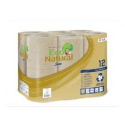 Papier toilette 2 plis 200 feuilles ECONATURAL - Colis de 96 rouleaux